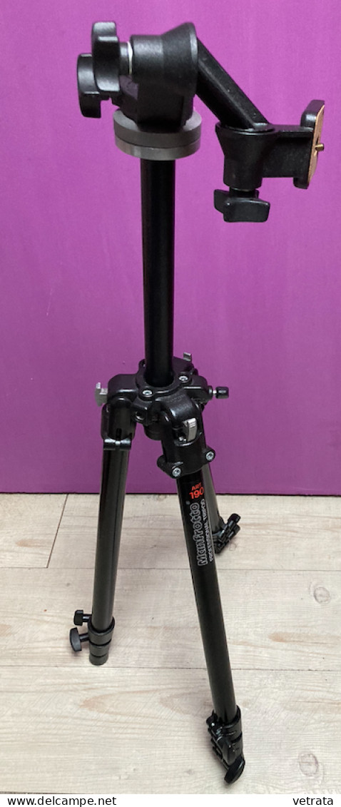 Pied Photo : (manfrotto Professional Tripod Art 190 (avec Sacoche Posso) - 60 Cm) - Materiaal & Toebehoren