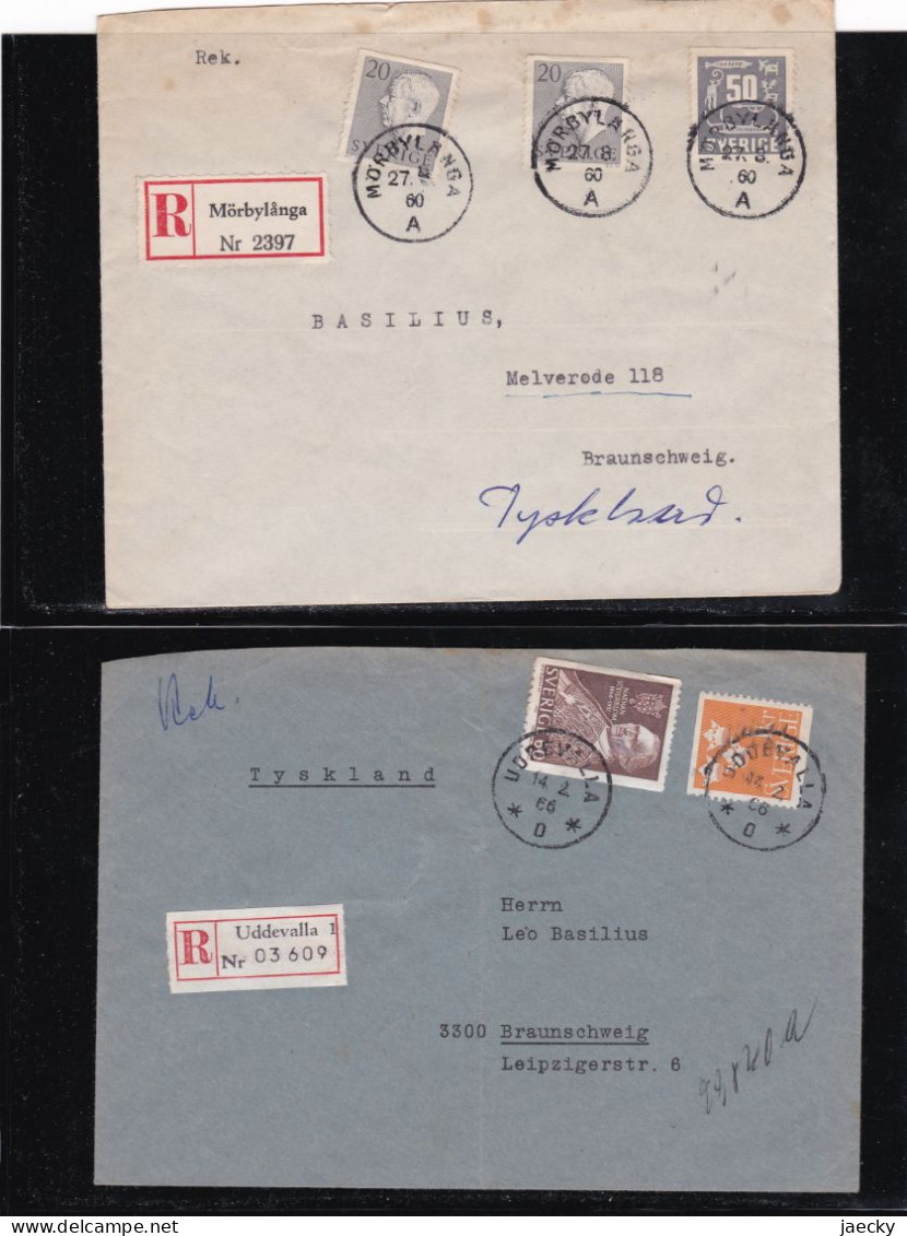 4 R-Briefe 1960/66 - Covers & Documents