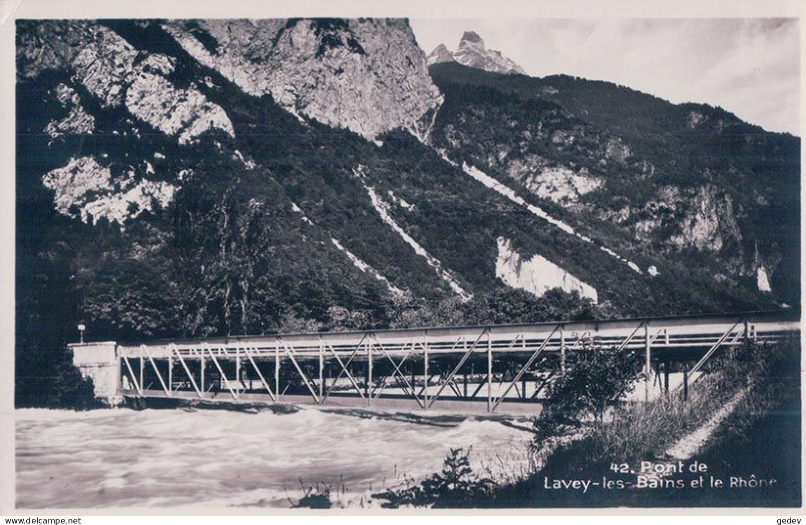 Lavey Les Bains VD, Le Pont En Fer (42) - Lavey