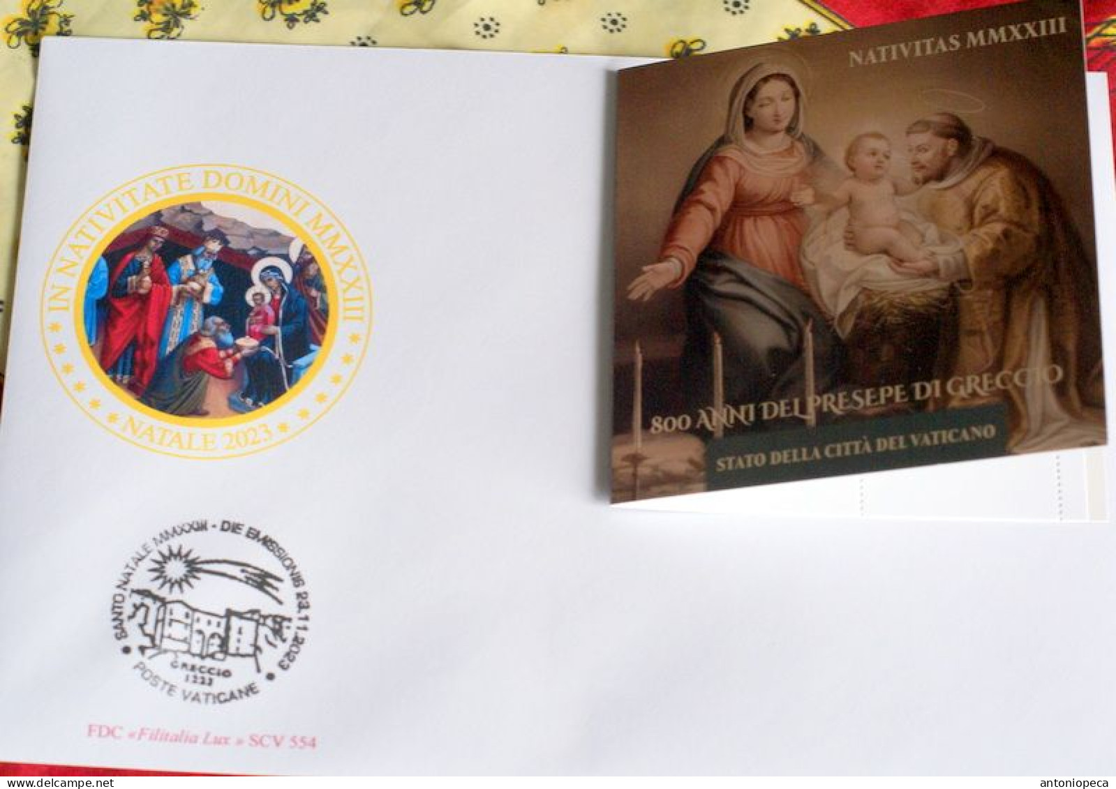 VATICAN 2023, NATALE, NOEL, CHRISTMAS, BOOKLET   FDC - Unused Stamps