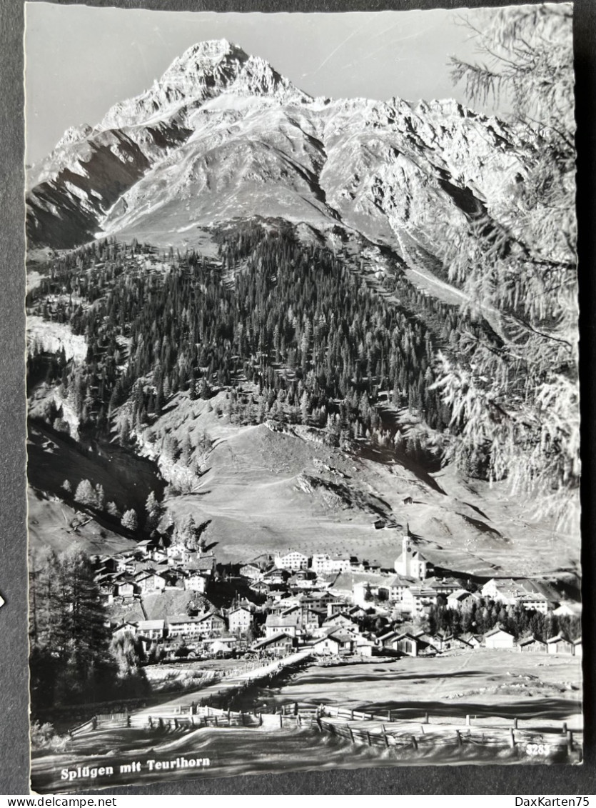 Splügen Mit Teurihorn/ Ortsansicht - Splügen