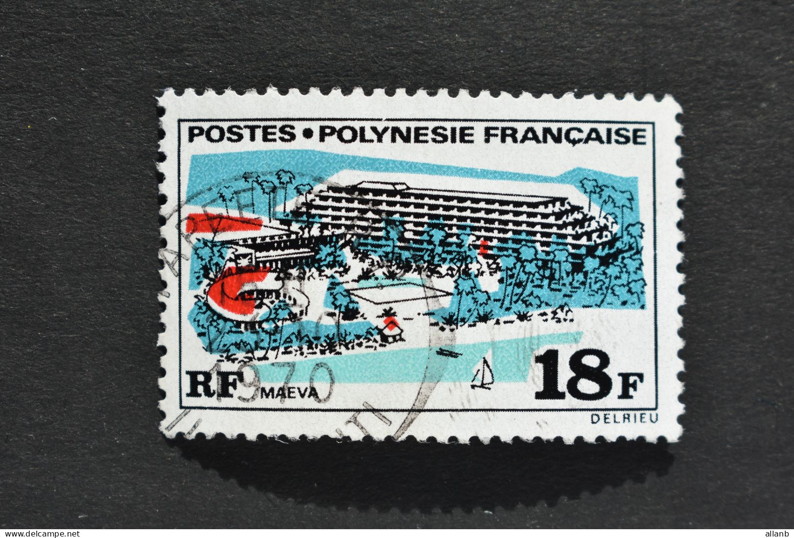 Polynésie Française - 1970 Grands édifices Maeva N° 75 Oblitéré - Oblitérés