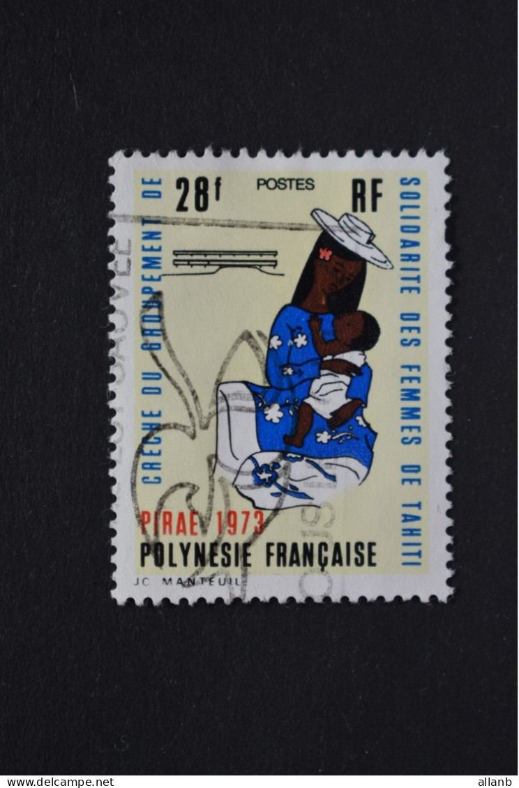 Polynésie Française - 1973 Crèche Solidarité Des Femmes De Tahiti N° 93 Oblitéré - Usados