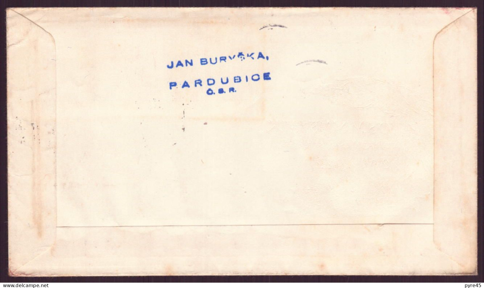 Tchécoslovaquie, Enveloppe Du 2 Juin 1952 De Pardubice Pour Ainay Le Vieil - Other & Unclassified