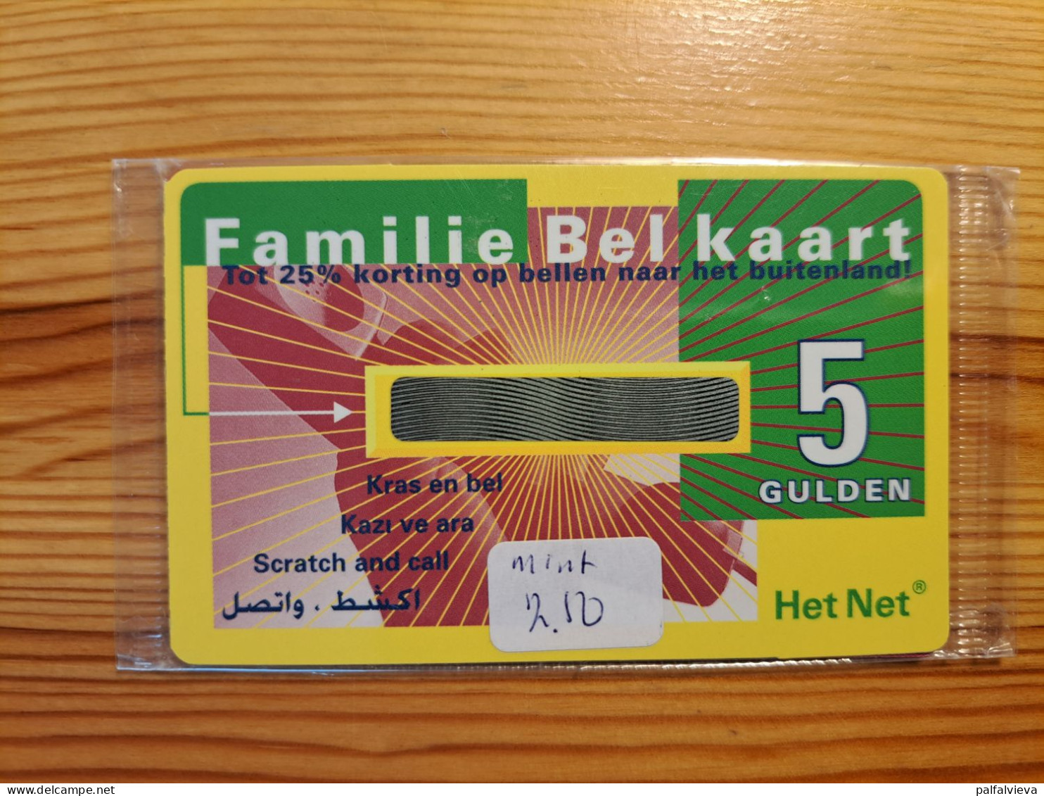 Prepaid Phonecard Netherlands, Kpn Telecom - Familie Belkaart - Mint In Blister - Cartes GSM, Prépayées Et Recharges