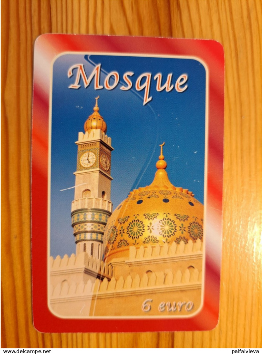 Prepaid Phonecard Netherlands, Mosque - Schede GSM, Prepagate E Ricariche