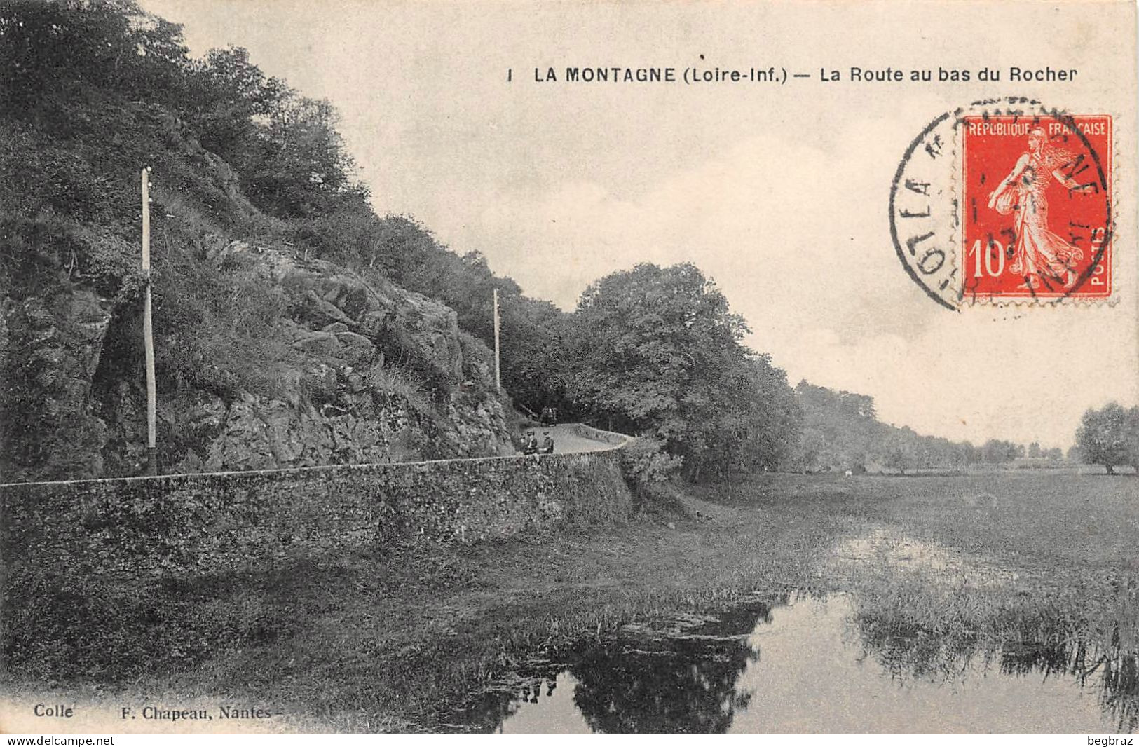 LA MONTAGNE     ROUTE DU BAS DU ROCHER - La Montagne