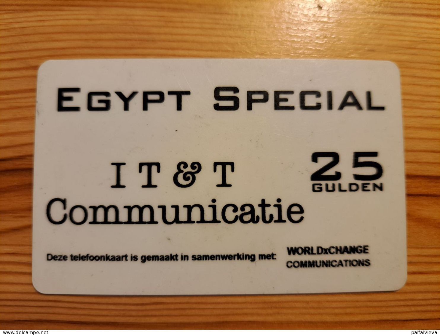 Prepaid Phonecard Netherlands, IT&T - Egypt Special - Cartes GSM, Prépayées Et Recharges