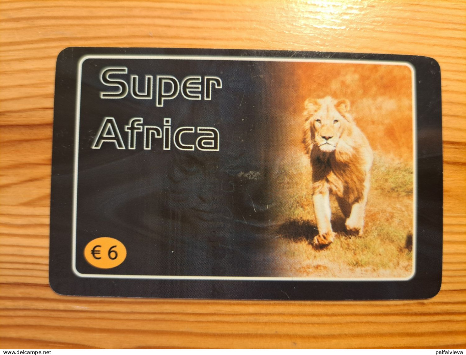 Prepaid Phonecard Netherlands, Super Africa - Lion - Cartes GSM, Prépayées Et Recharges