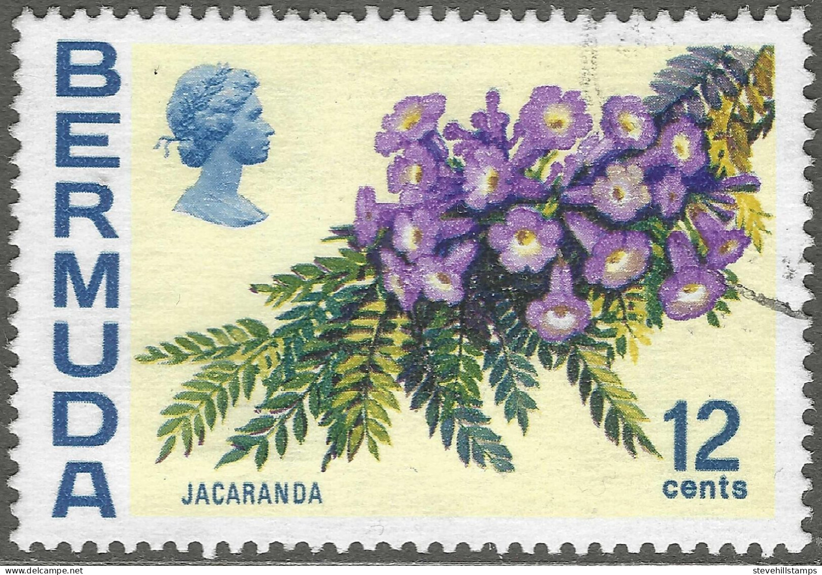 Bermuda. 1970 Flowers, 12c Used. SG 257 - Bermuda