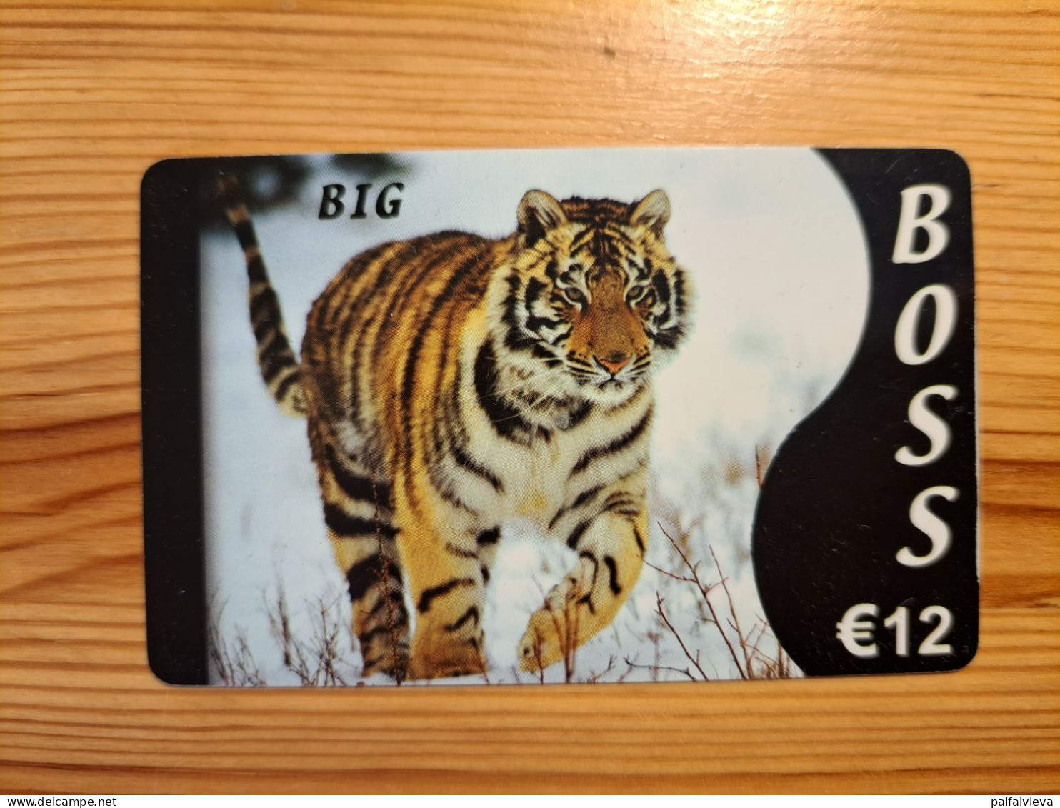 Prepaid Phonecard Netherlands, Lycatel, Boss - Tiger - Cartes GSM, Prépayées Et Recharges