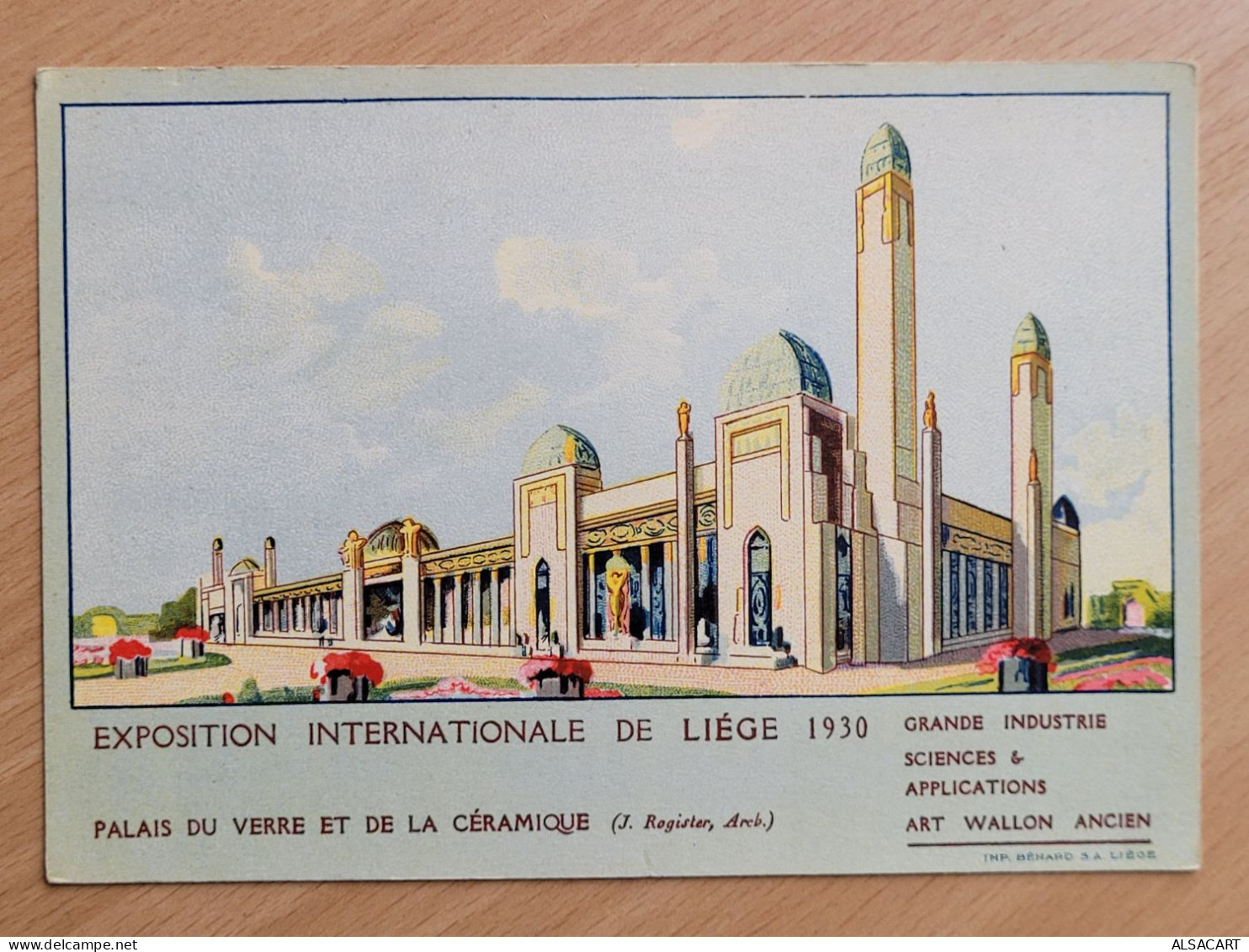 Exposition Internationale Liege 1930 , Palais Du Verre Et De La Céramique - Lüttich