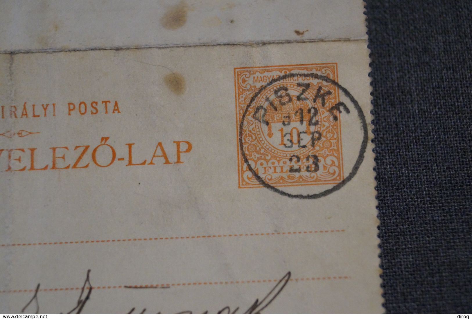 Superbe Ancien Envoi Budapest , Belle Oblitération De Piszke, 1923 , Pour Collection - Cartas & Documentos
