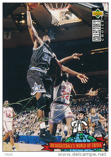 Basket NBA (1994), SHAQUILLE O'NEAL (n° 400), Magic, DR. Basketball's, World Of Trivia, Collector's Choice, Upper Deck - 1990-1999