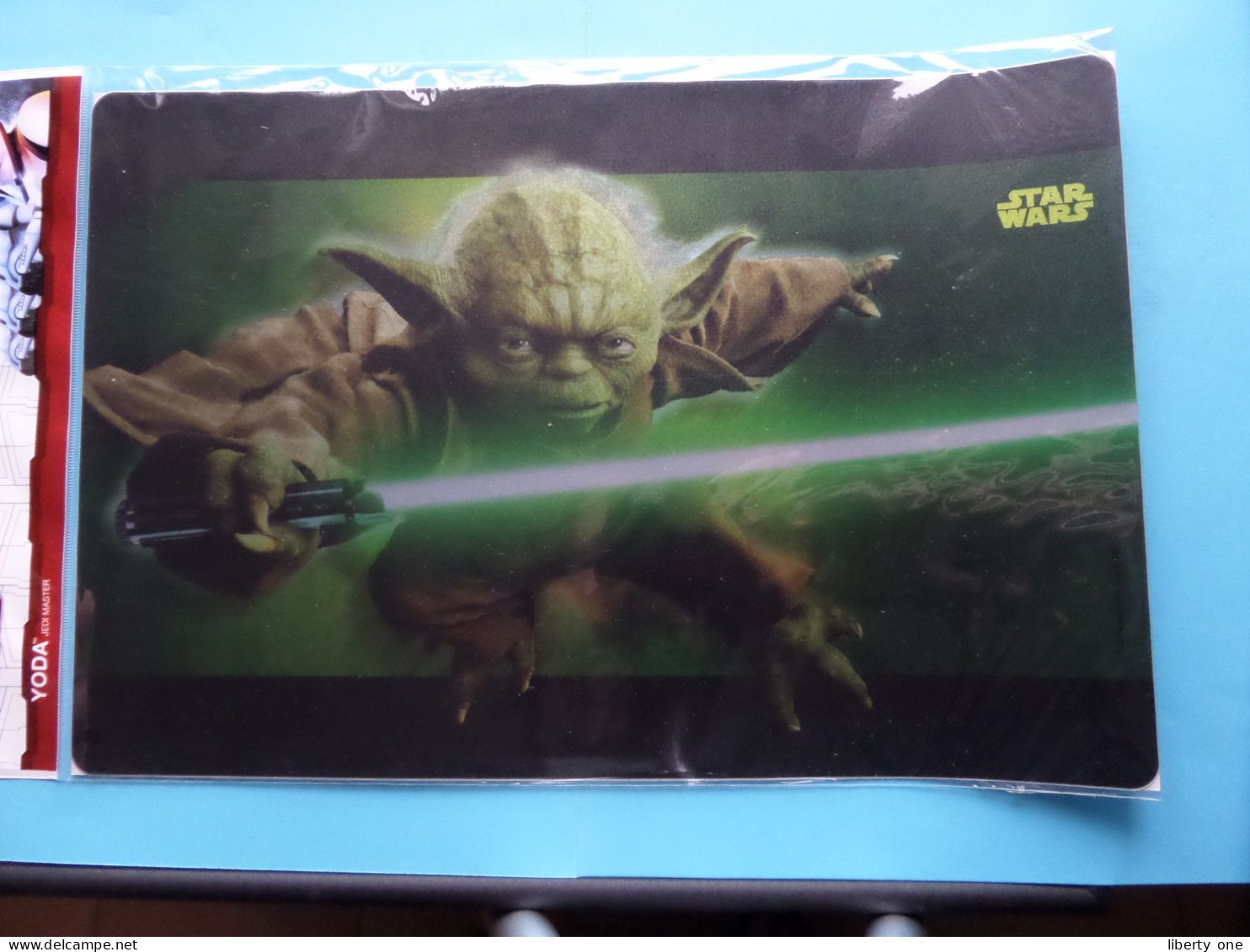 YODA Jedi Master > STAR WARS >>> Grote MUISMAT - MOUSE PAD - MAUSPAD Entryx ( Zie / Voir SCANS ) Format 33,5 X 22,5 Cm.! - Otros & Sin Clasificación