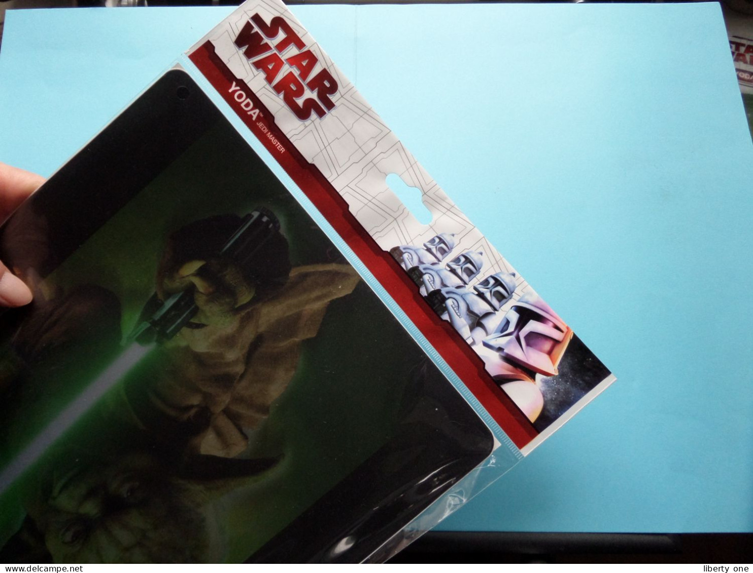 YODA Jedi Master > STAR WARS >>> Grote MUISMAT - MOUSE PAD - MAUSPAD Entryx ( Zie / Voir SCANS ) Format 33,5 X 22,5 Cm.! - Other & Unclassified