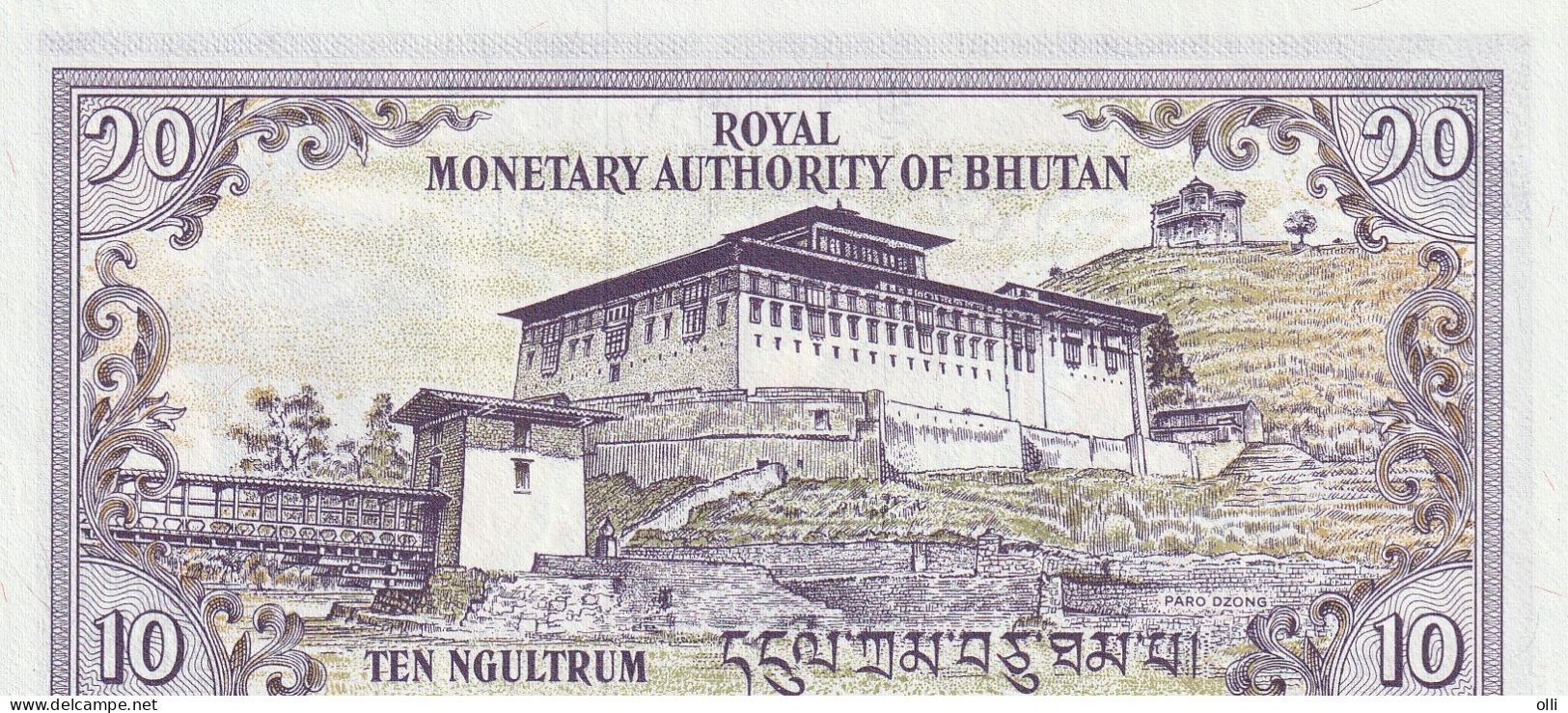 BHUTAN 10 NGULTRUM  1986   P-15a  UNC - Bhután