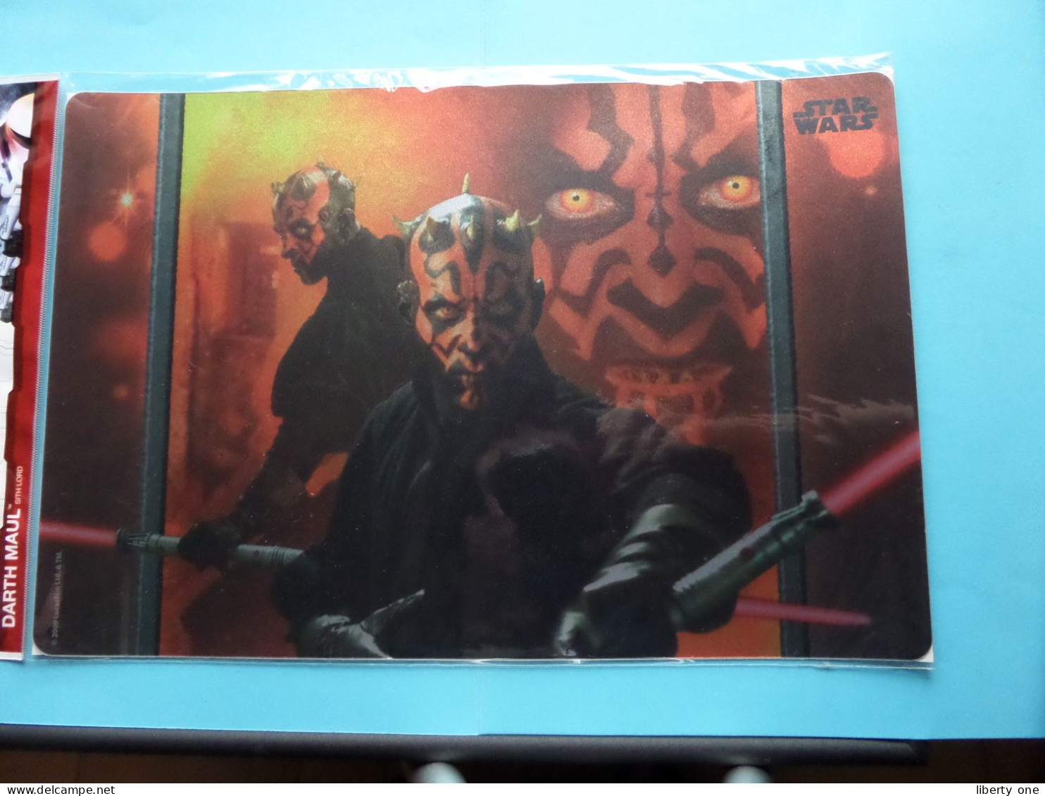 DARTH MAUL  Sith Lord > STAR WARS >>> Grote MUISMAT - MOUSE PAD - MAUSPAD Entryx ( See SCANS ) Format 33,5 X 22,5 Cm.! - Autres & Non Classés