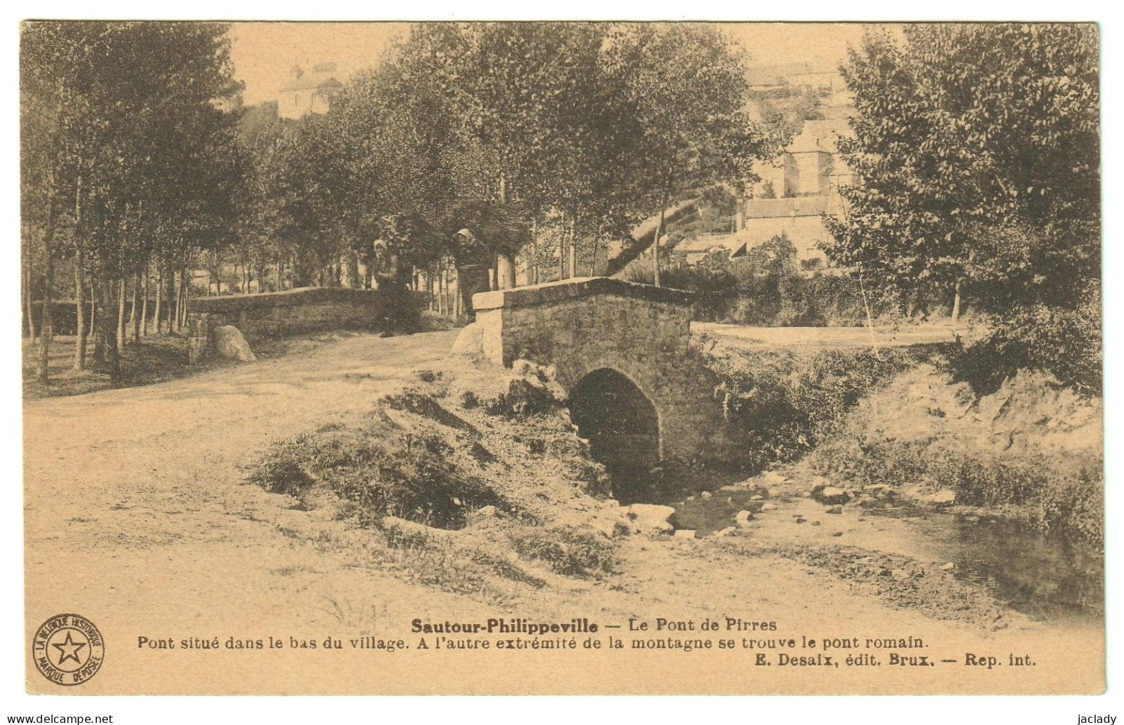 Sautour - Philippeville -- Le Pont De Pirres  (2 Scans) - Philippeville