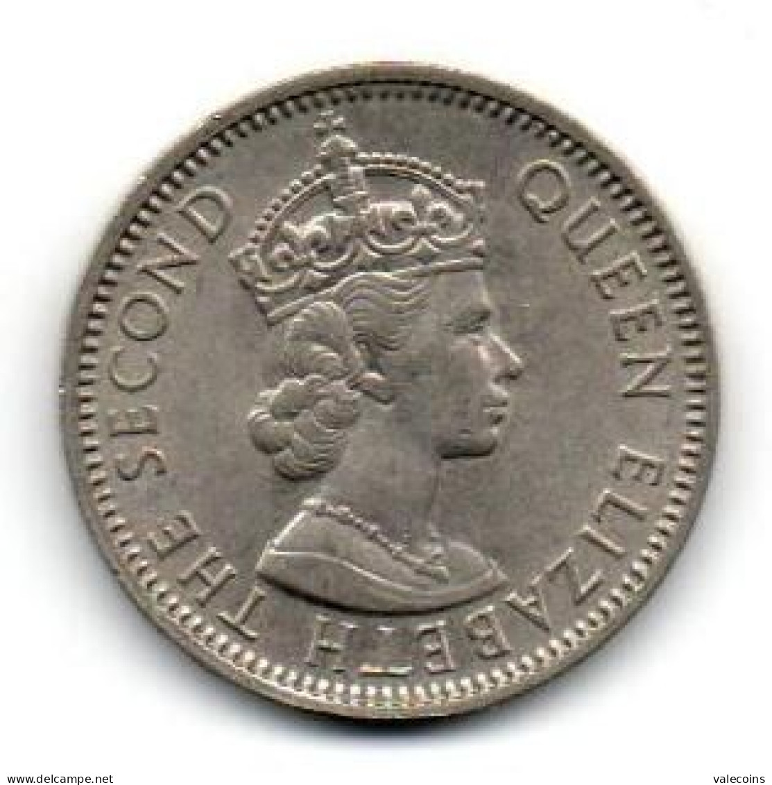 NIGERIA - 1 Shilling - Elizabeth II (1st Portrait) KM# 5 - 1959 - Coin XF++ - Nigeria