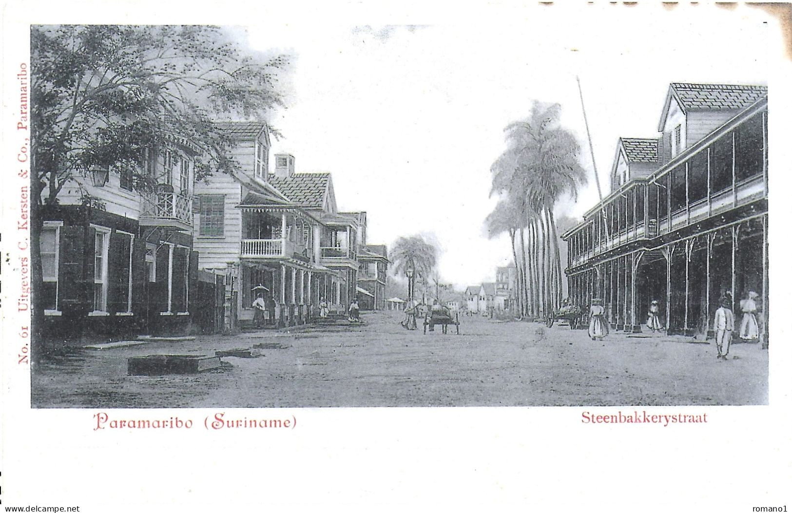 Surinam / Suriname )  PARAMARIBO - Steenbakkerystraat - Suriname