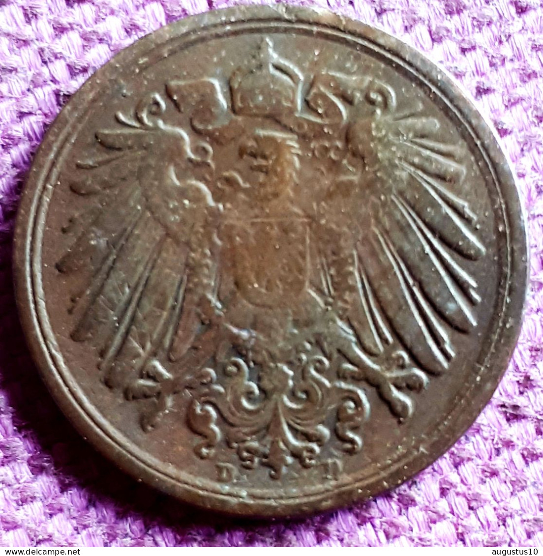 DUITSLAND NICE 1 PFENNIG 1896 D KM 10 - 1 Pfennig