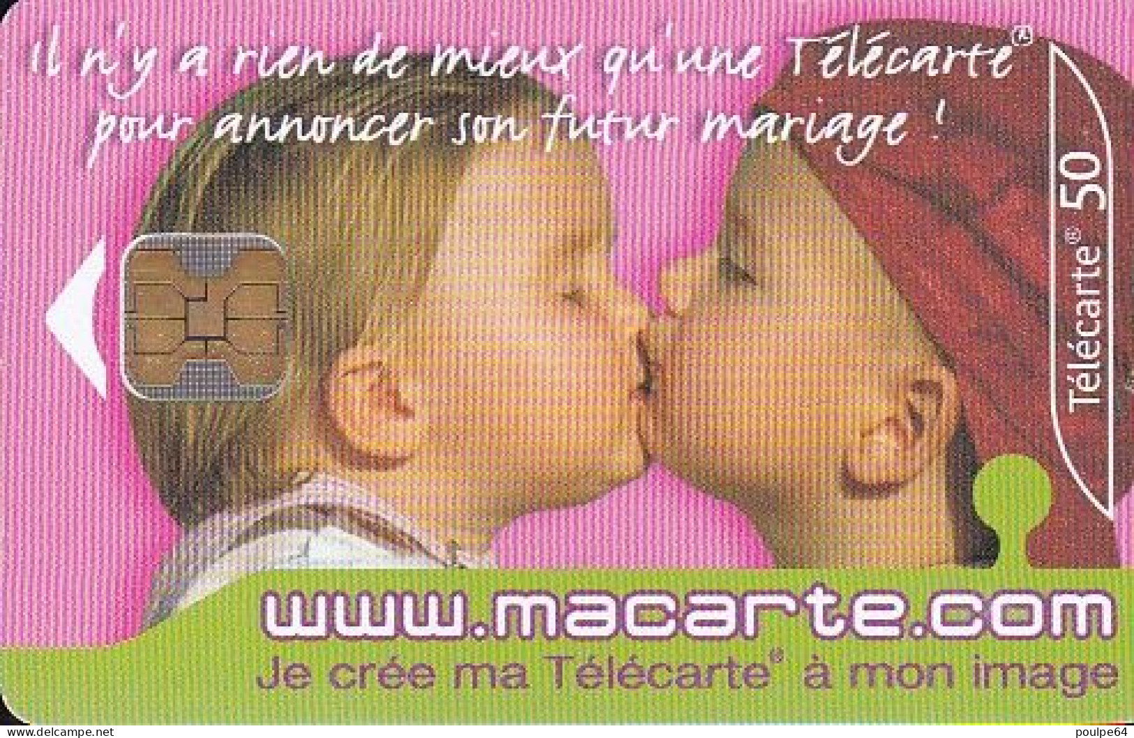 F1177B  10/2001 - MACARTE.COM " Futur Mariage " - 50 OB2 - 2001