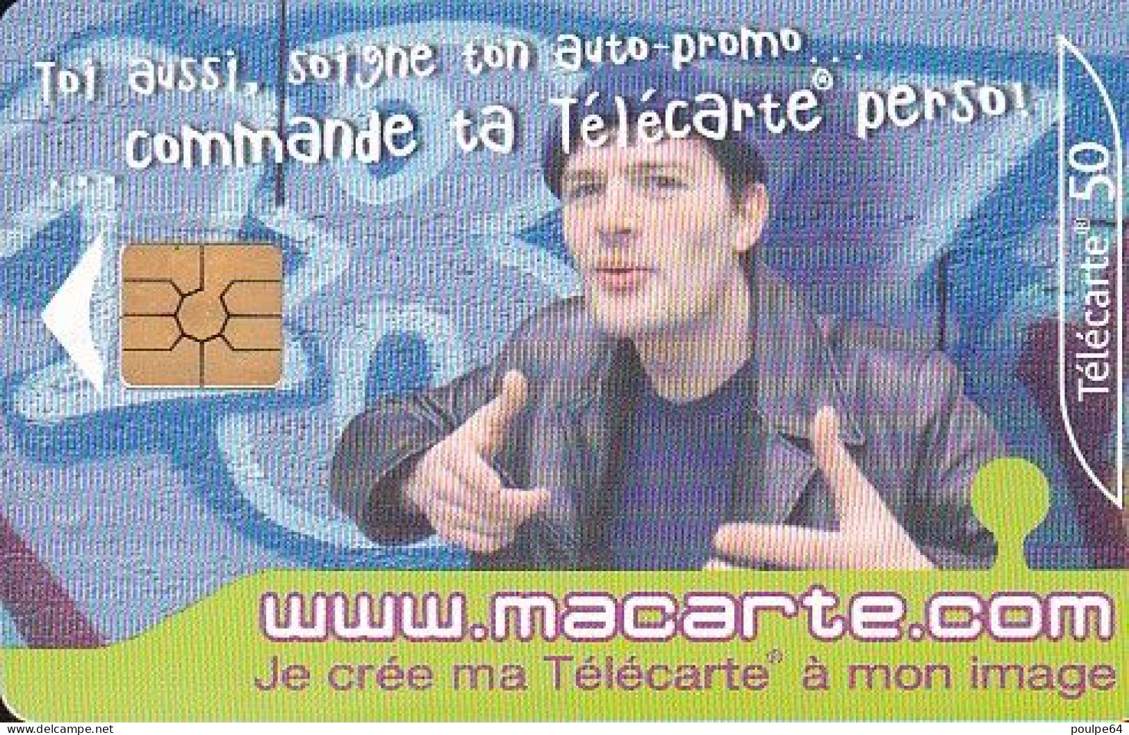 F1179  10/2001 - MACARTE.COM " Auto-promo " - 50 GEM2 - 2001