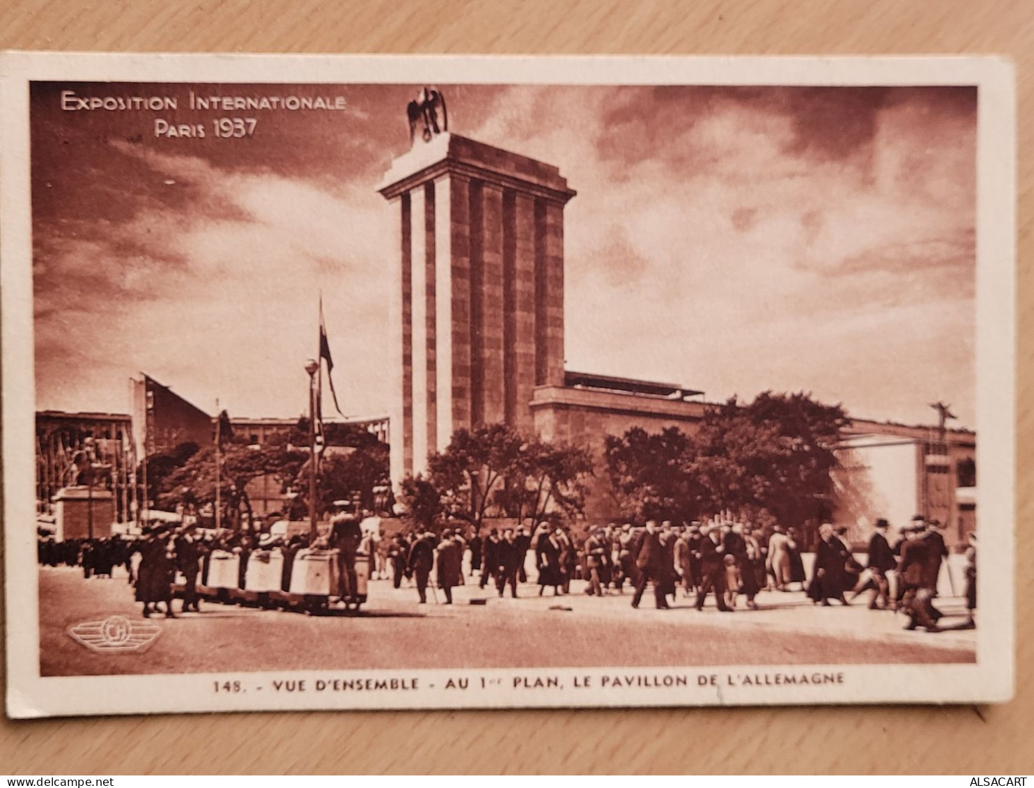Paris Exposition Internationale 1937 , Pavillon De  L'allemagne , Cachet Et Flamme - Ausstellungen