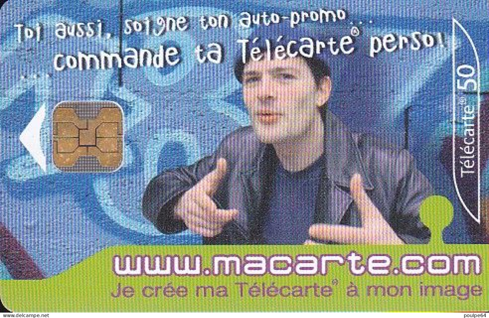 F1179B  10/2001 - MACARTE.COM " Auto-promo " - 50 OB2 - 2001