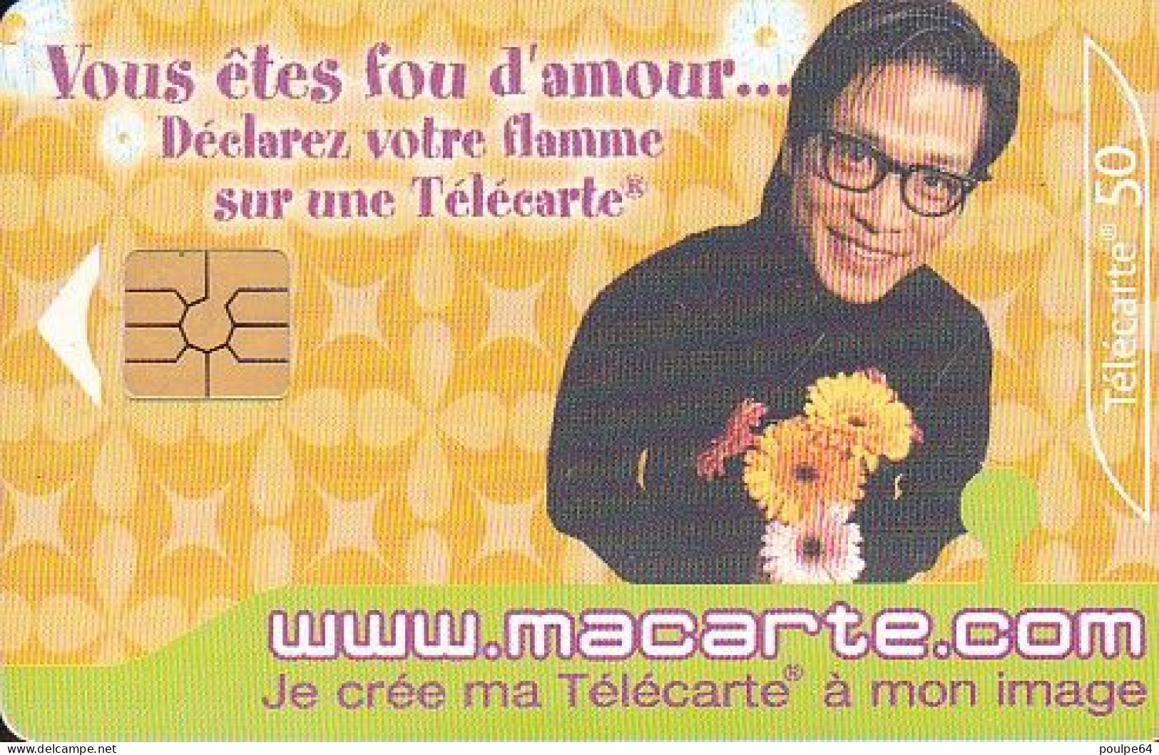 F1181  10/2001 - MACARTE.COM " Fou D'amour " - 50 GEM2 - 2001