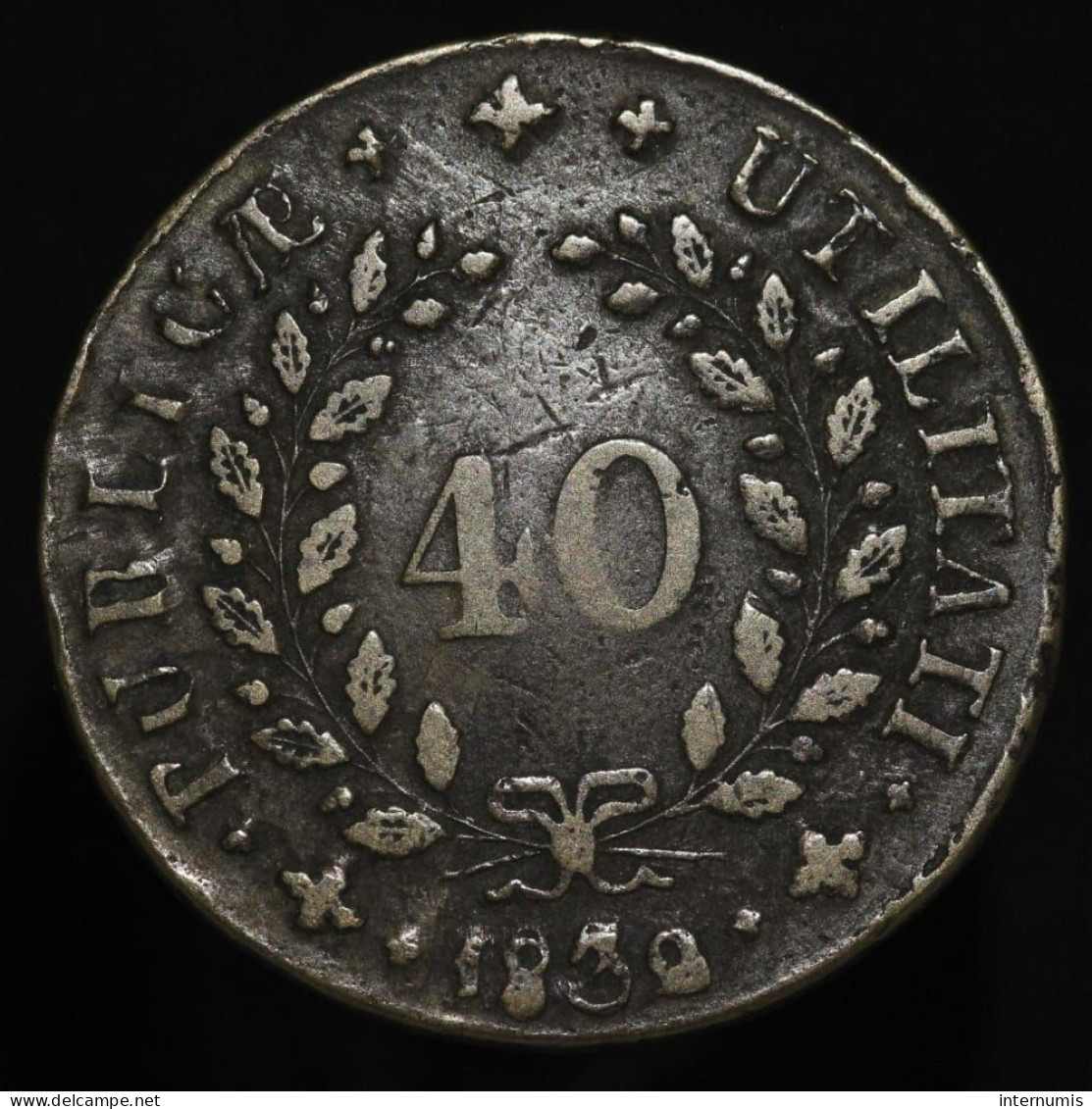 Portugal, Miguel I, 40 Reis, 1830, Bronze, TTB (EF), KM#391 - Portugal