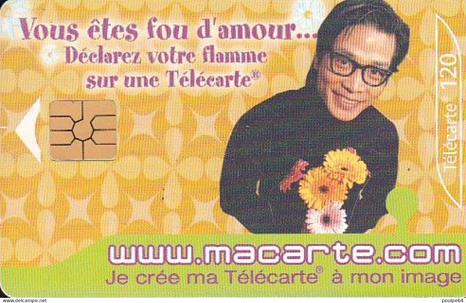 F1182  10/2001 - MACARTE.COM " Fou D'amour " - 120 GEM2 - 2001