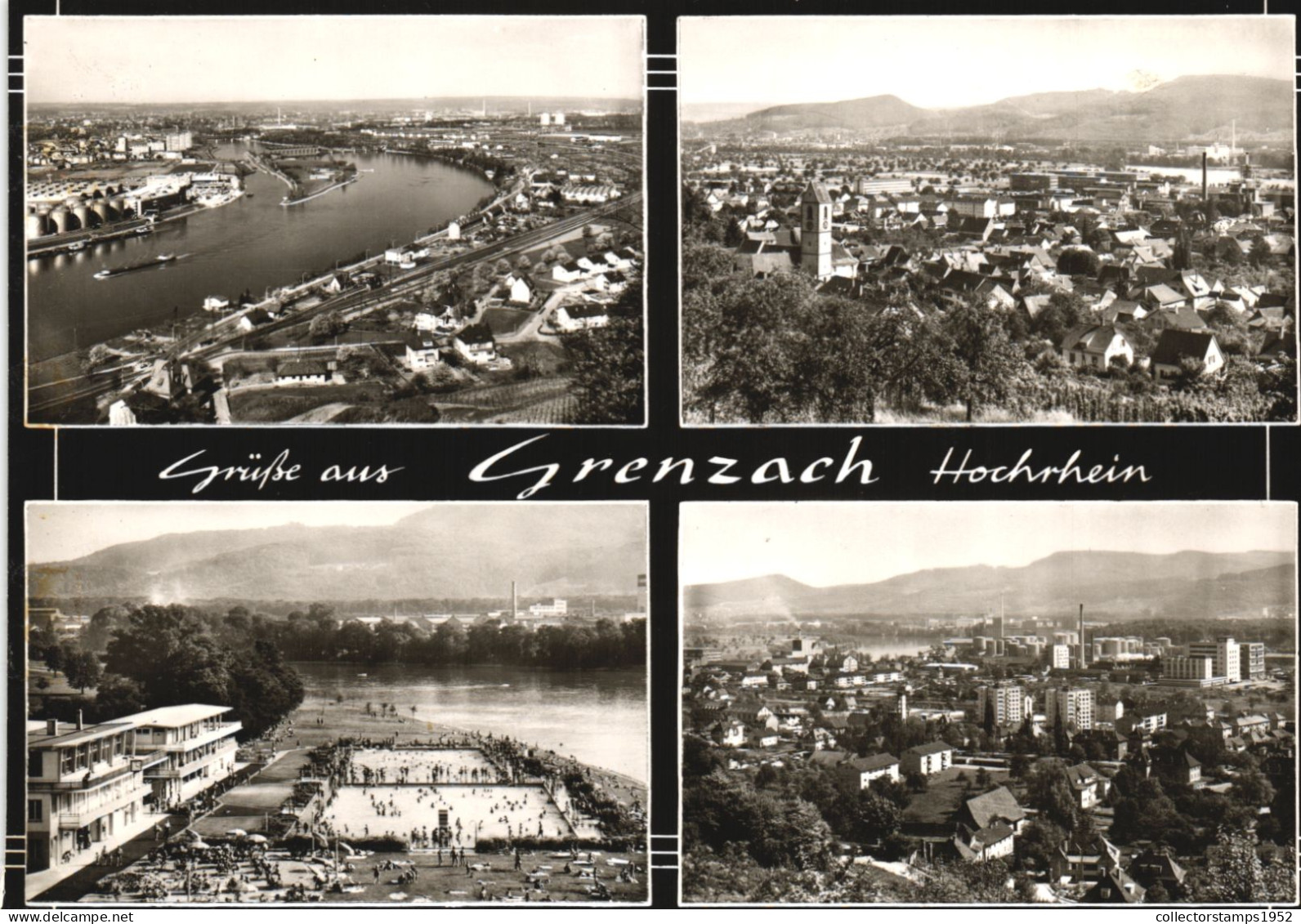 GRENZACH WYHLEN, MULTIPLE VIEWS, ARCHITECTURE, BEACH, SHIP, GERMANY - Grenzach-Whylen