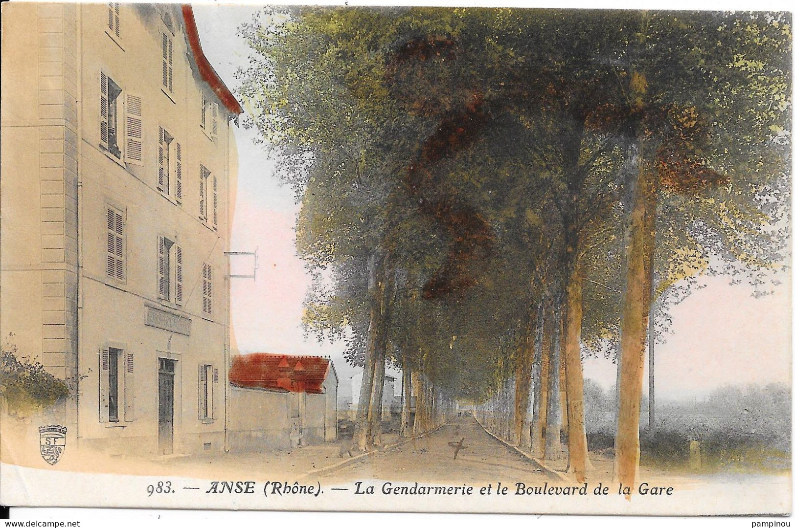 69 ANSE - La Gendarmerie Et Boulevard De La Gare - Anse