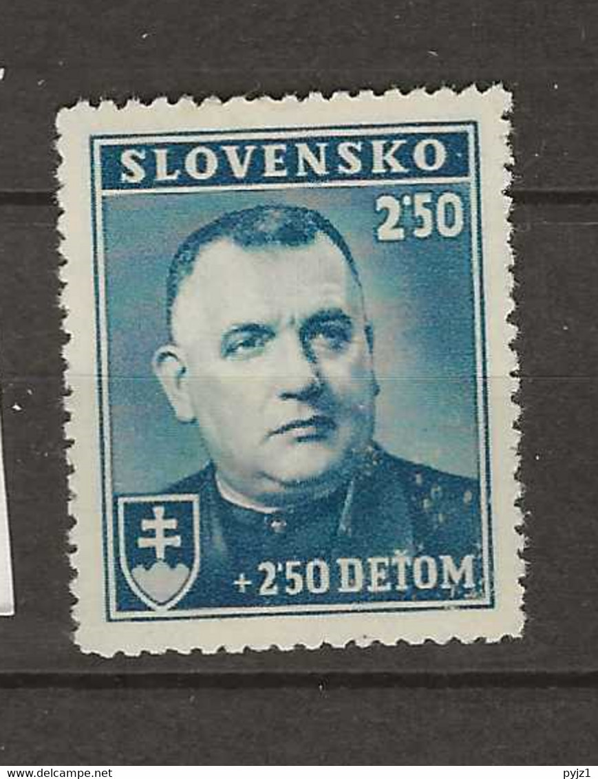 1939 MNH Slovakia Mi 89 - Gebruikt