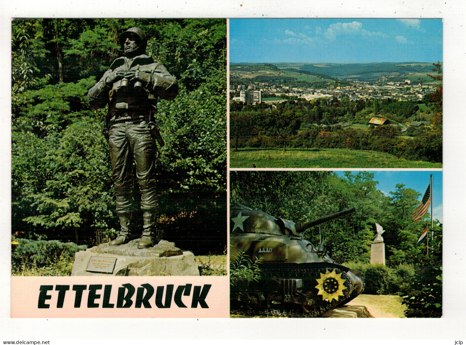 ETTELBRUCK - Monument Patton - Panorama. - Ettelbrück