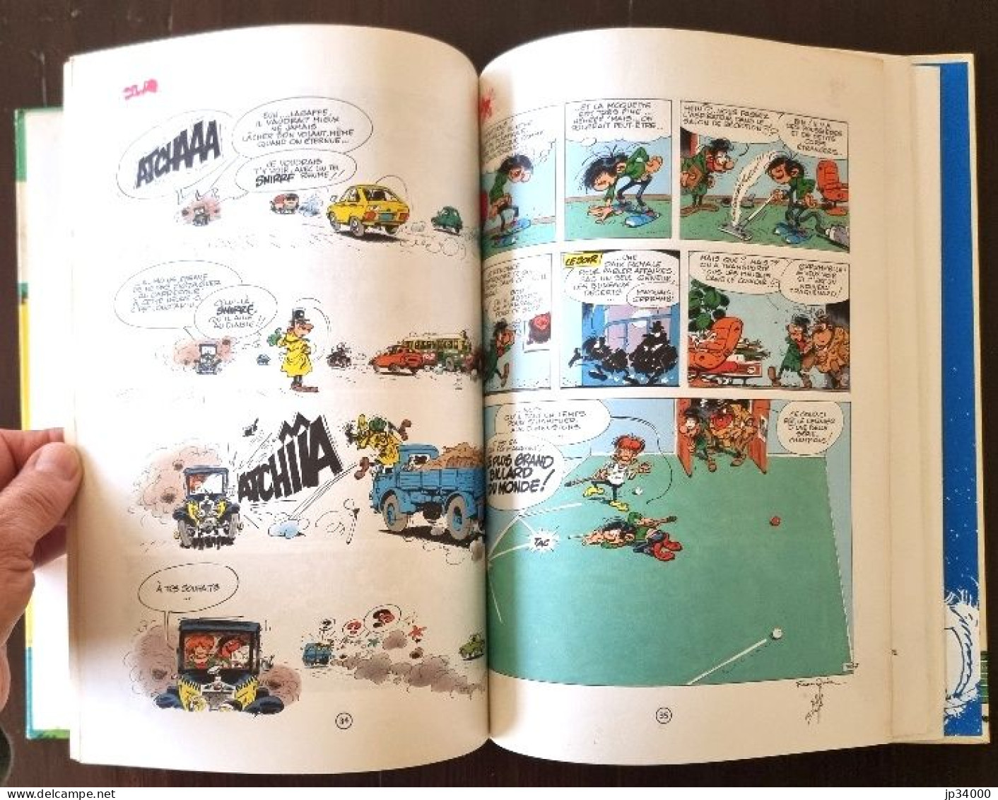 GASTON LAGAFFE Gaffes, Bévues Et Boulettes. Dos Rond. Edition Dupuis 1974. Franquin - Gaston