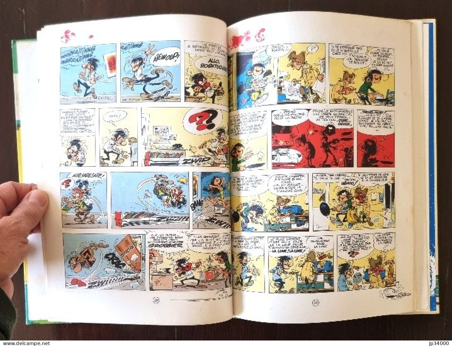 GASTON LAGAFFE Gaffes, bévues et boulettes. Dos rond. Edition Dupuis 1974. Franquin