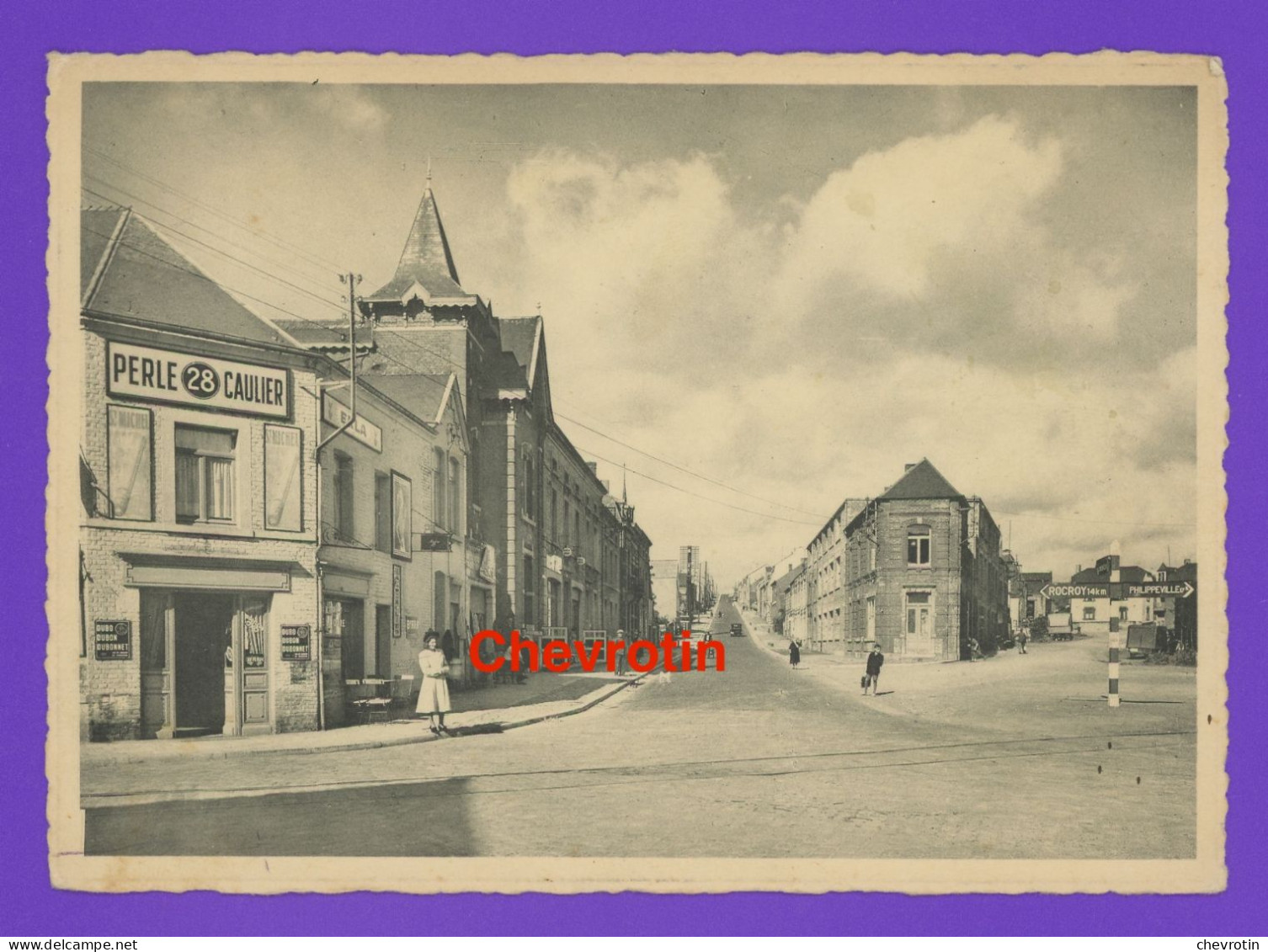 Couvin (Villégiature) Avenue De La Libération Et Route De Boussu. - Couvin