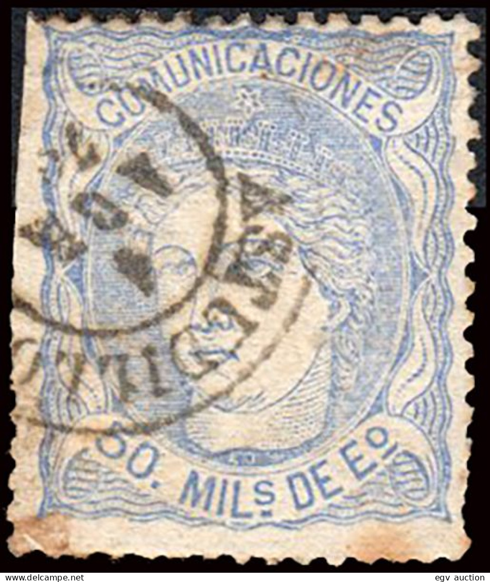 Palencia - Edi O 107 - 50 Milm.- Mat Fech. Tp. II "Astudillo" - Dientes Cortos - Used Stamps