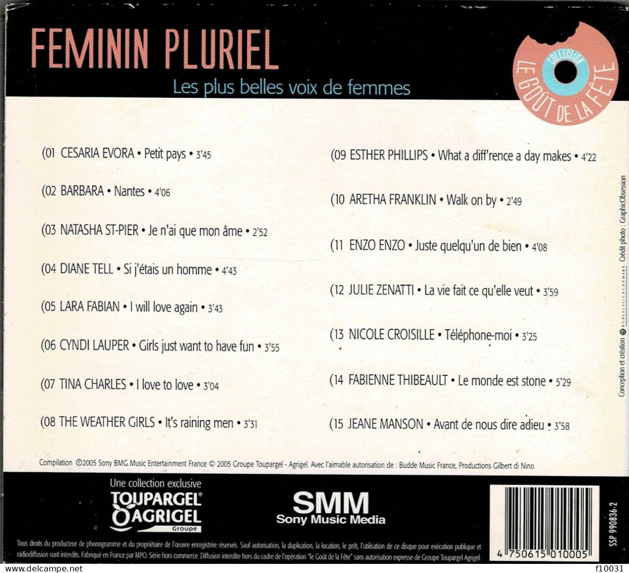 FEMININ  PLURIEL    Les Plus Belles Voix De Femmes - Sonstige - Franz. Chansons