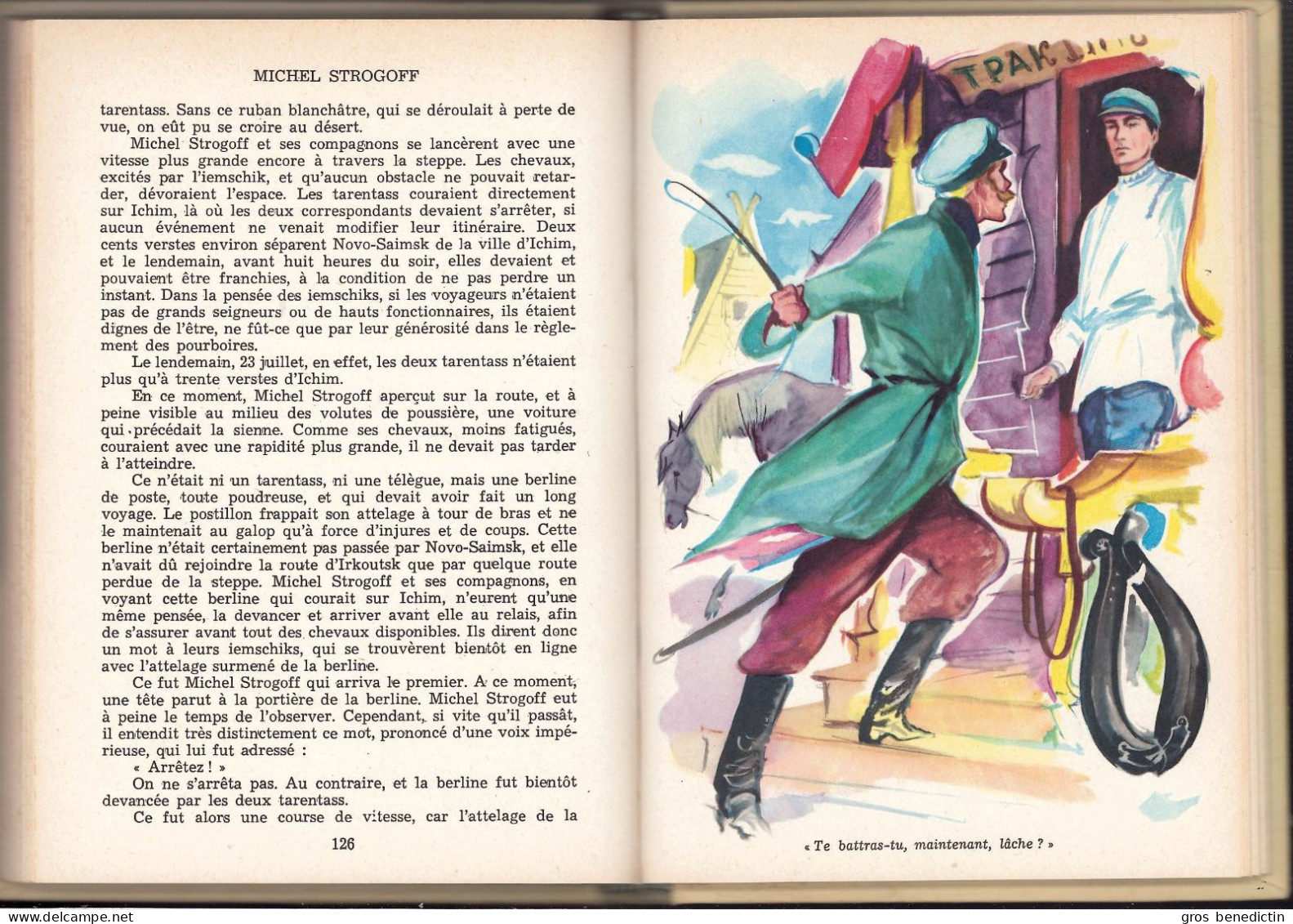 Hachette - Idéal Bibliothèque - Jules Verne - "Michel Strogoff - Tome 1" - 1965 - #Ben&JVerne - Ideal Bibliotheque