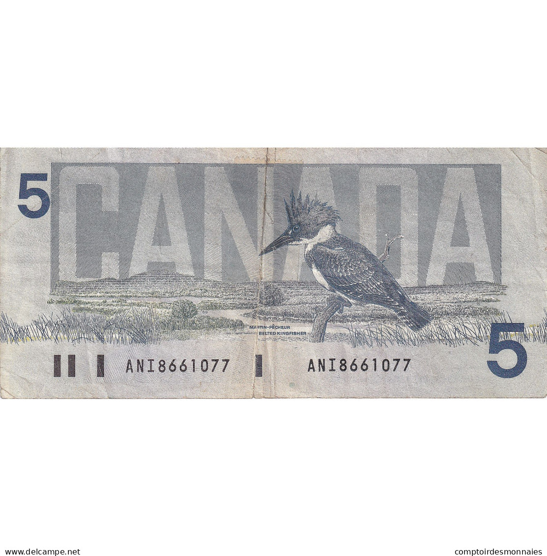 Billet, Canada, 5 Dollars, 1986, KM:95b, B - Canada