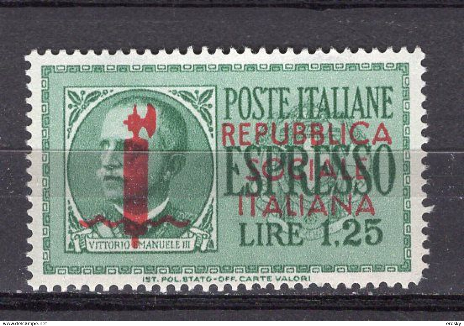 Z6361 - ITALIA RSI ESPRESSO SASSONE N°21 ** - Exprespost