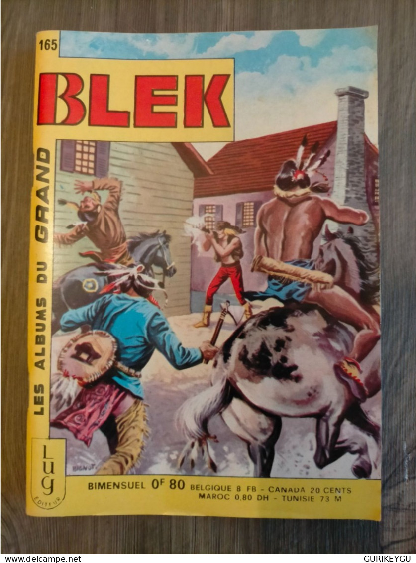 Bd BLEK Le Roc N° 165 LUG En EO Du 20/05/1970 TTBE - Blek