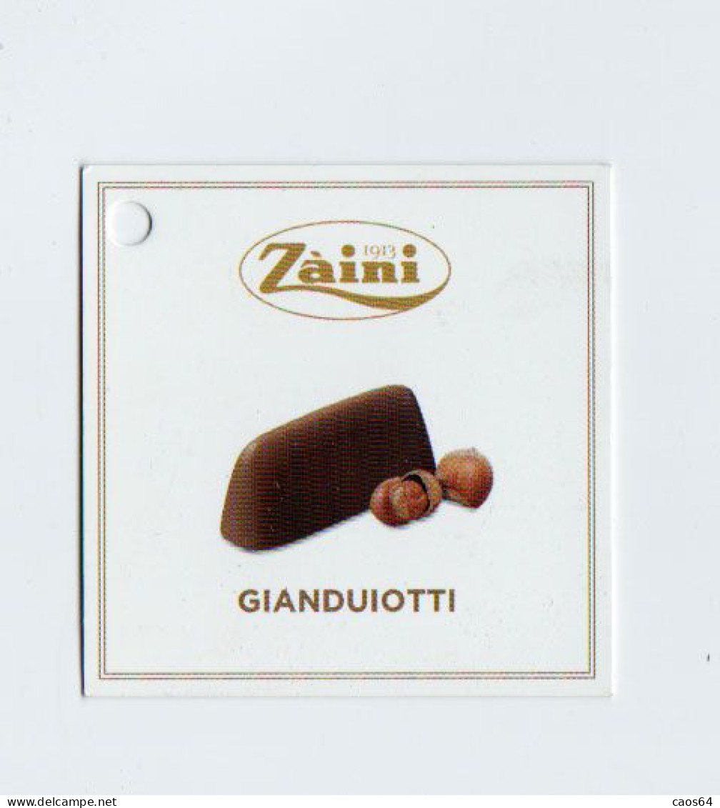 Zàini Gianduiotti Cartoncino   ITALY - Chocolat
