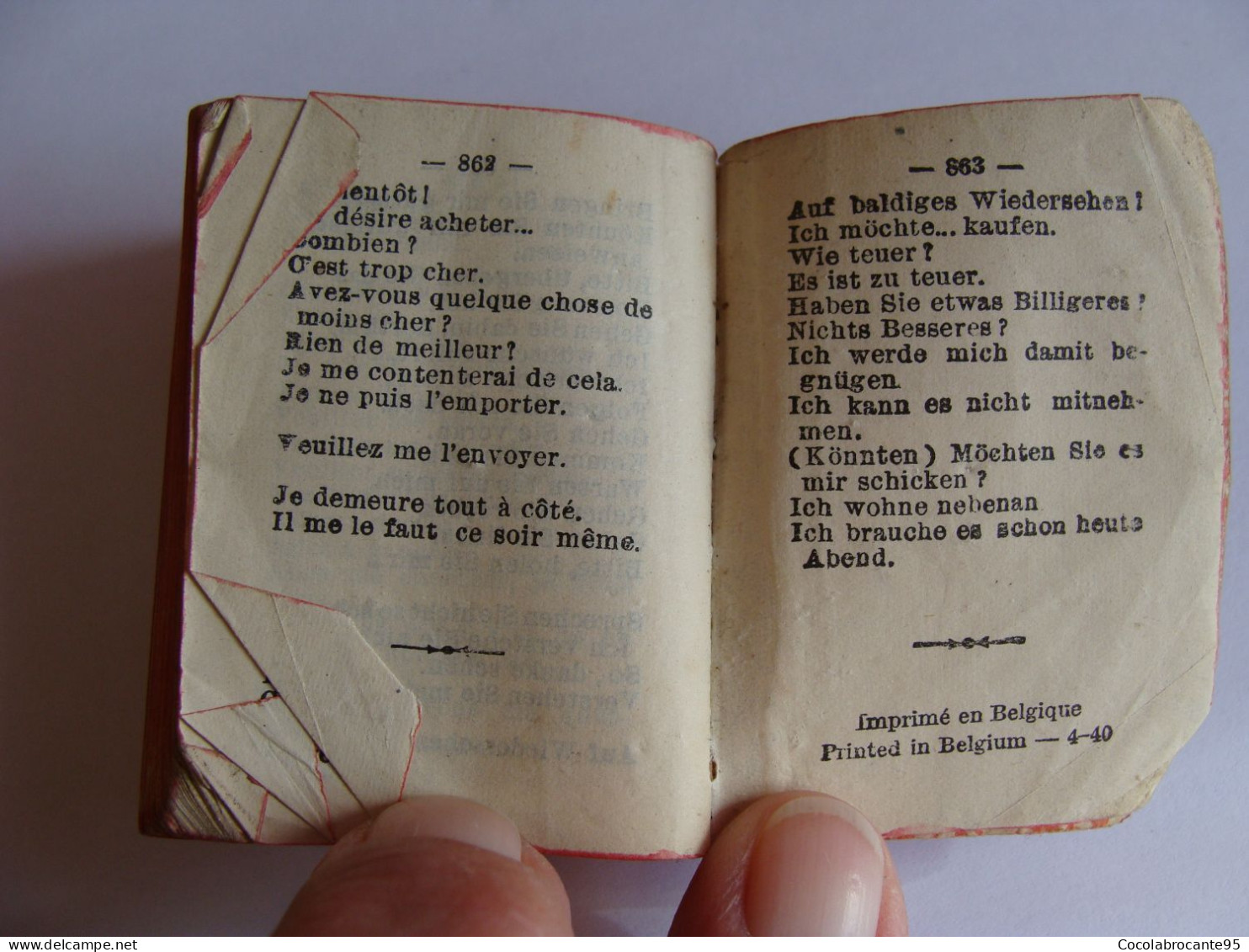 Mini Dico "Poucet" Français/Allemand 60's - Wörterbücher 