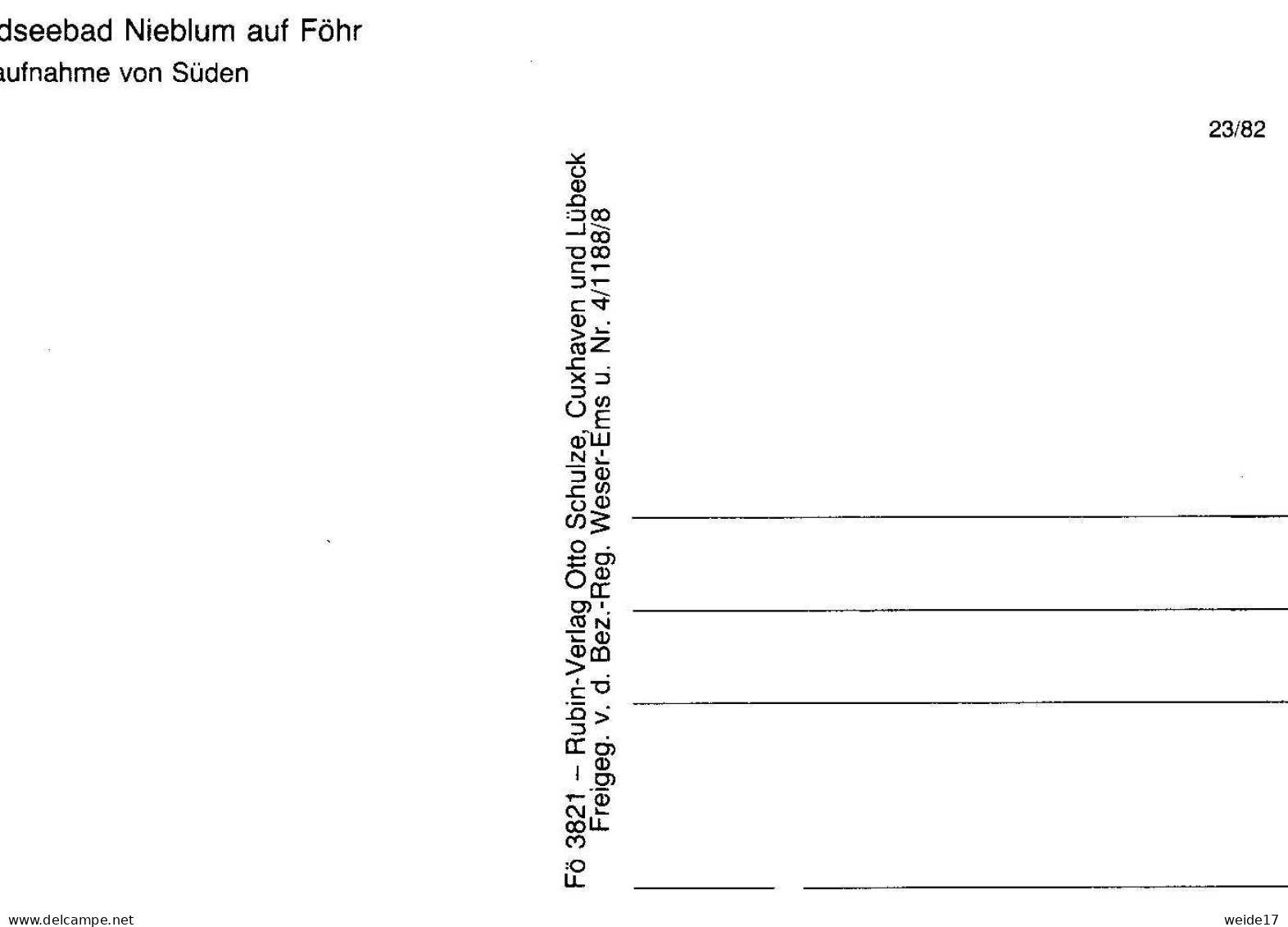 05126 - Nordseebad NIEBLUM Auf Föhr - Luftaufnahme Von Süden Mit Tennisplätzen - Föhr