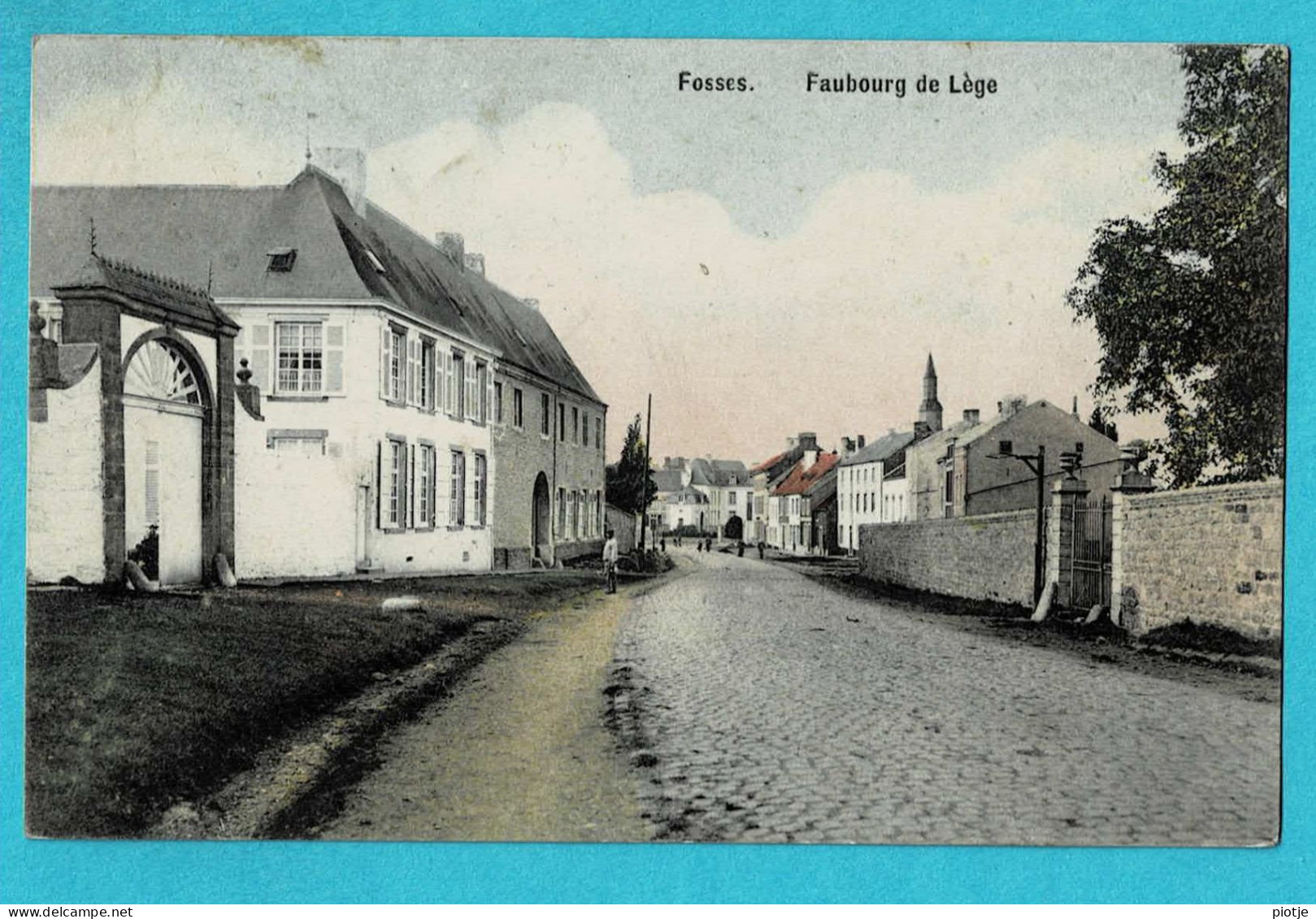 * Fosses La Ville (Namur - La Wallonie) * (Edit A. Hainaut Rossomme) Faubourg De Lège, Couleur, Unique, TOP, Rare - Fosses-la-Ville